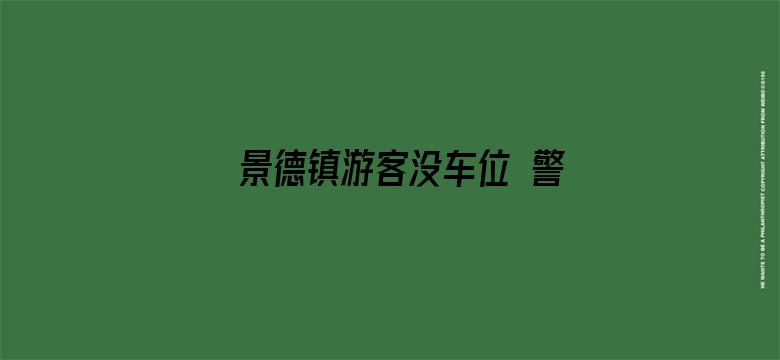 景德镇游客没车位 警察：随便停